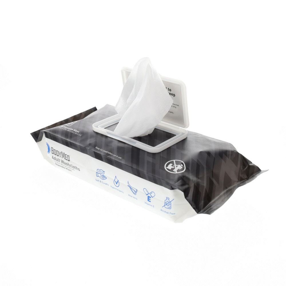 Bodymed Washcloths Scent Free, 8" X 12", 96 Pcs Per Bag