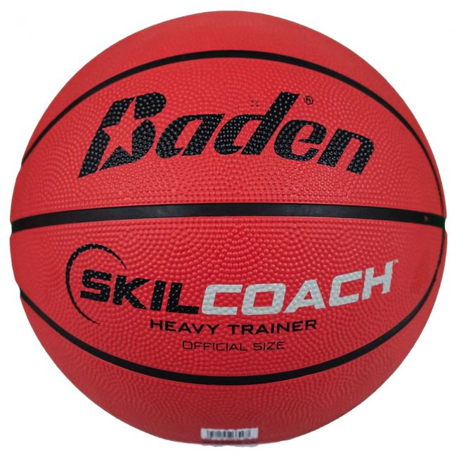 Official 29.5" Indoor/Outdoor SKILCOACH Heavy Trainer - Rubber Basketball