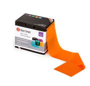 Body Sport Latex-Free Band, 4" Wide, Medium Resistance, 25 Yd. Roll, Orange