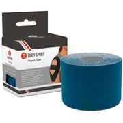 Body Sport Physio Tape, 2" X  5-1/2 Yards, Blue, Latex Free, Water Resistant