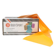 Body Sport Exercise Band, 6 Yd Roll, Medium Resistance, Orange