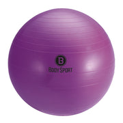 Body Sport 45 Cm (Body Height 4'7" - 5') Fitness Ball (Exercise Ball), Purple-Sr