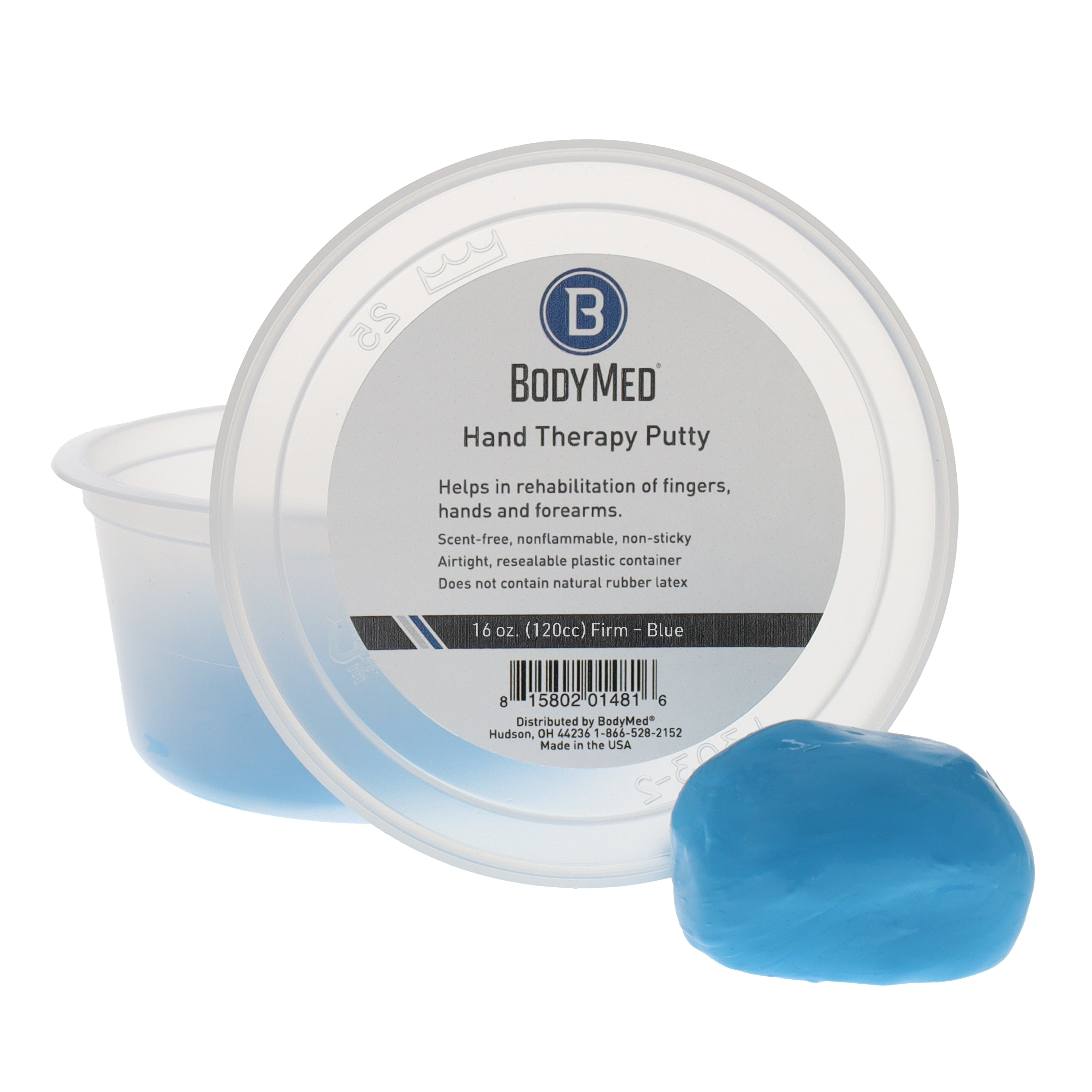 Hand Therapy Putty, Blue, Firm, 16Oz