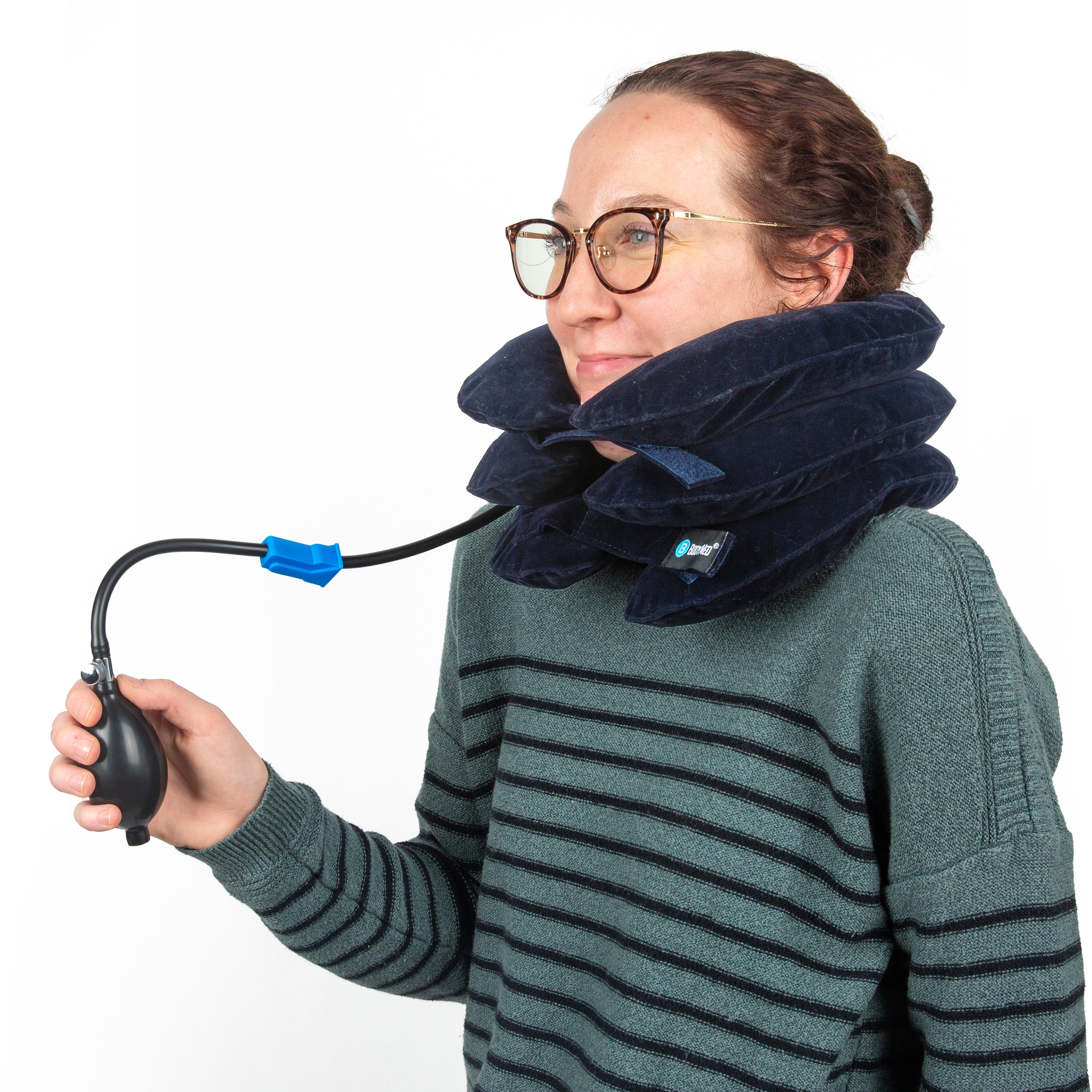 Body Sport Cervical Traction Collar, Blue