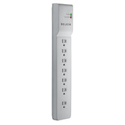 Belkin - BE107000-06-CM 6 Ft. 7 Outlets 750 J Surge Suppressor - Black