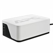 APC - Back-UPS, 700VA/420W, Floor/Wall Mount, 120V, 6x NEMA 5-15R Outlets, USB Type a + C Ports, Battery Is Not User - Black