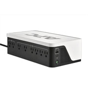 APC - Back-UPS, 900VA/540W, Floor/Wall Mount, 120V, 8x NEMA 5-15R Outlets, USB Type a + C Ports - Floor/Wall Mountable - 8 - Black