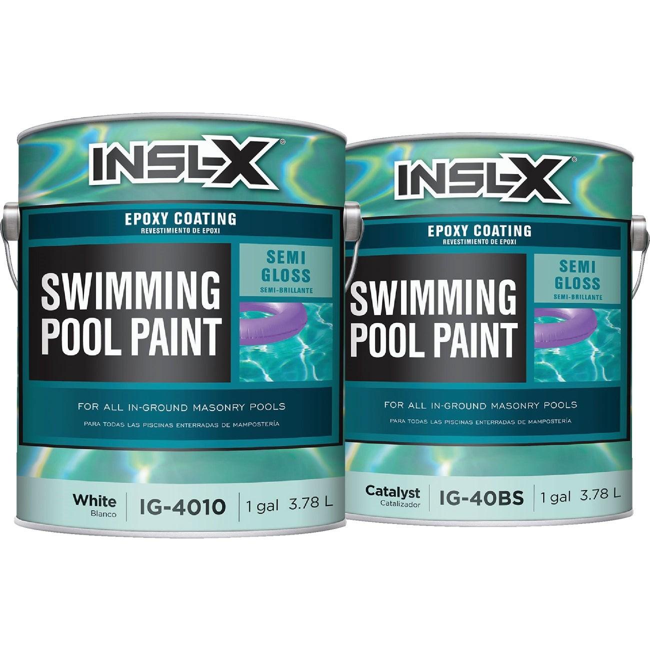 Insl-X White Semi-Gloss 2-Part Epoxy Pool Paint