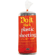 3 Ft. X 50 Ft. Black 3 Mil. Poly Film Sheeting
