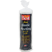 10 Ft. X 25 Ft. Clear 4 Mil. Poly Film Sheeting