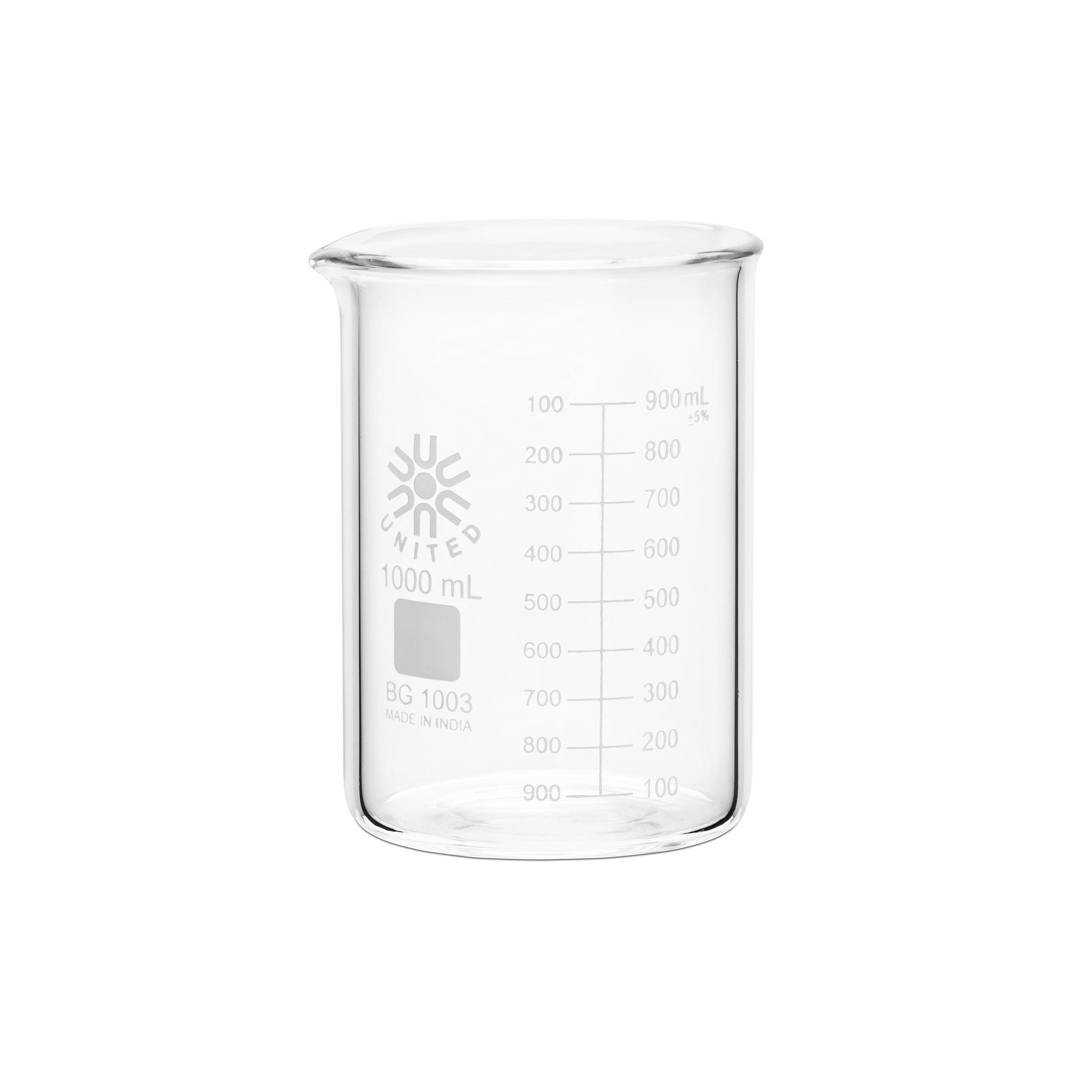 United Scientific® Beakers, Low Form, Heavy Duty, 1000 mL