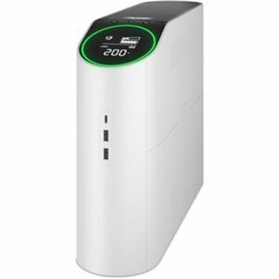 APC Back-UPS Pro for Gaming, 1500VA/900W, Tower, 120V, 10x NEMA 5-15R outlets, RGB Lights, Pure Sine Wave, Arctic (White)