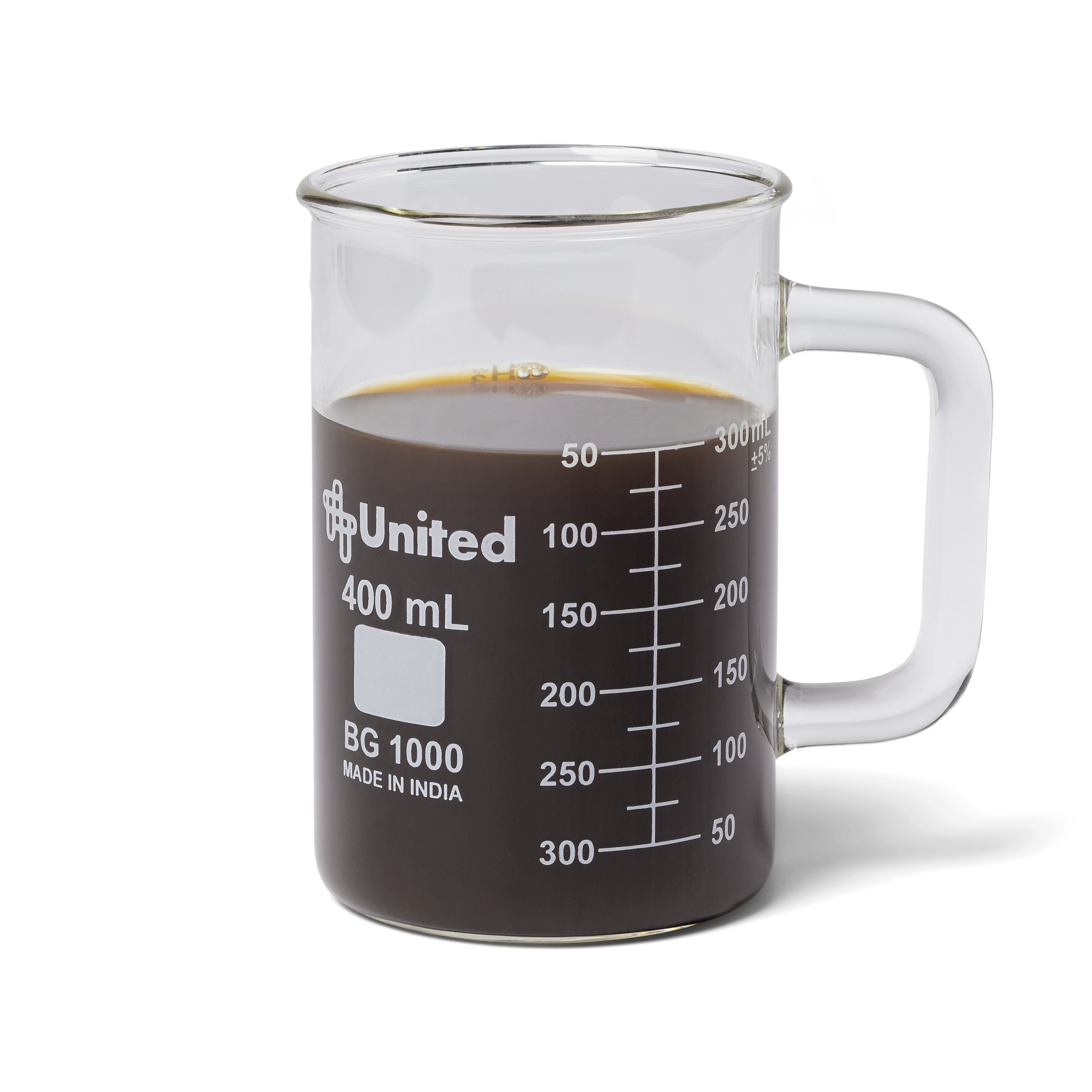 United Scientific® Beaker Mug, Low Form, 400 mL