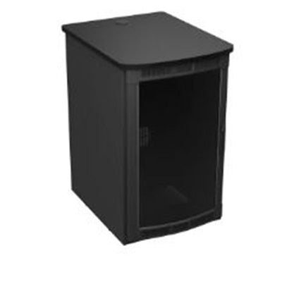 Middle Atlantic BGR 19RU Rolling Presentation Rack with Black Top - 31.35in Depth - TAA Compliant