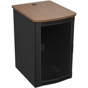 Middle Atlantic BGR 25RU Rolling Presentation Rack with Walnut Heights Top - 36.35in Depth