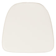 Louise Soft Ivory Fabric Chiavari Chair Cushion
