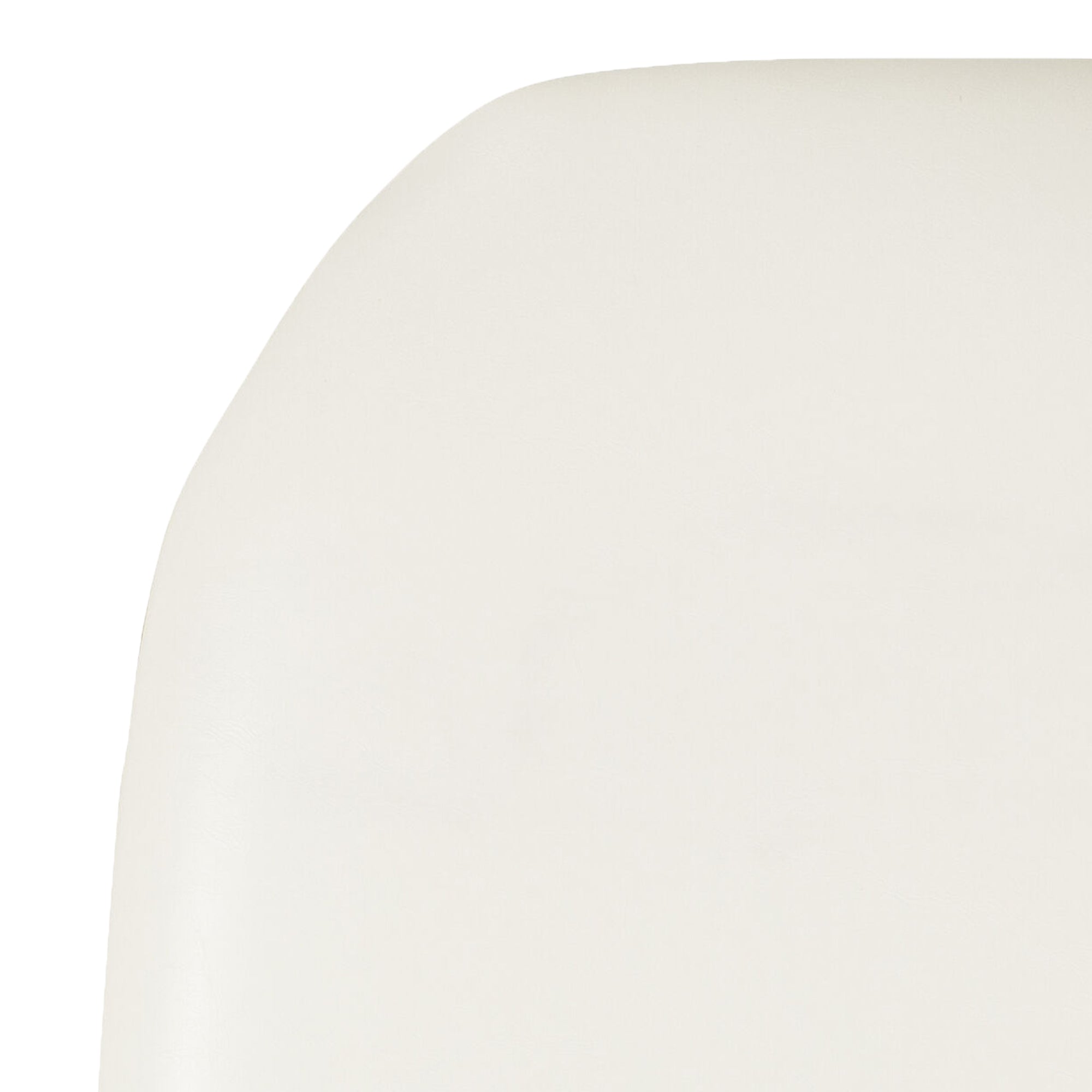 Louise Hard White Vinyl Chiavari Chair Cushion