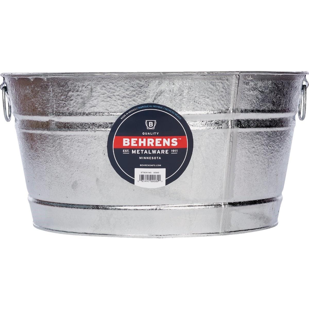 Behrens 9 Gal. Round Hot-Dipped Utility Tub