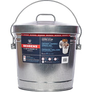 Behrens 6 Gal. Galvanized Locking Lid Trash Can with Lid