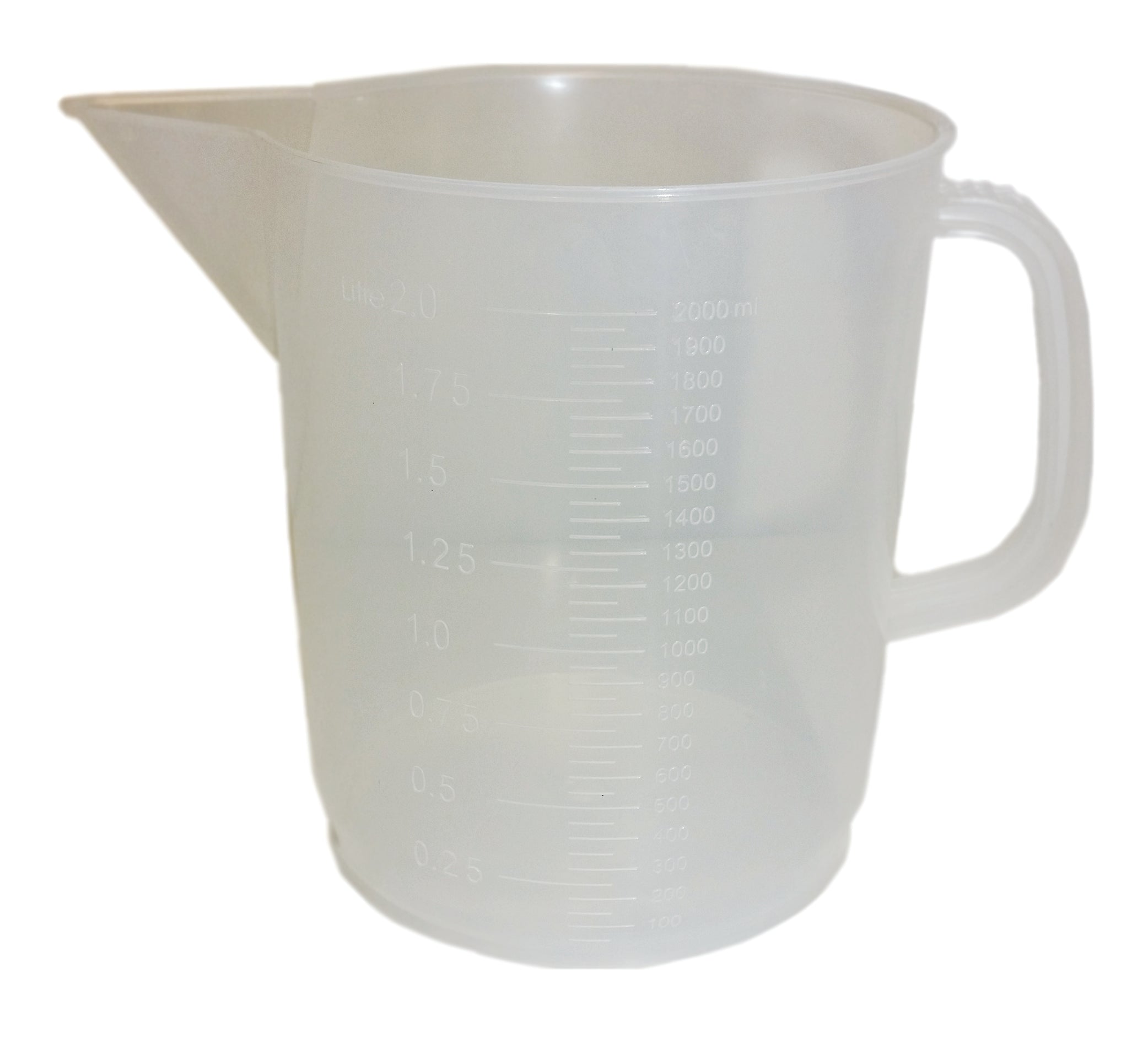 Beaker Jug 2000ml PP. Each