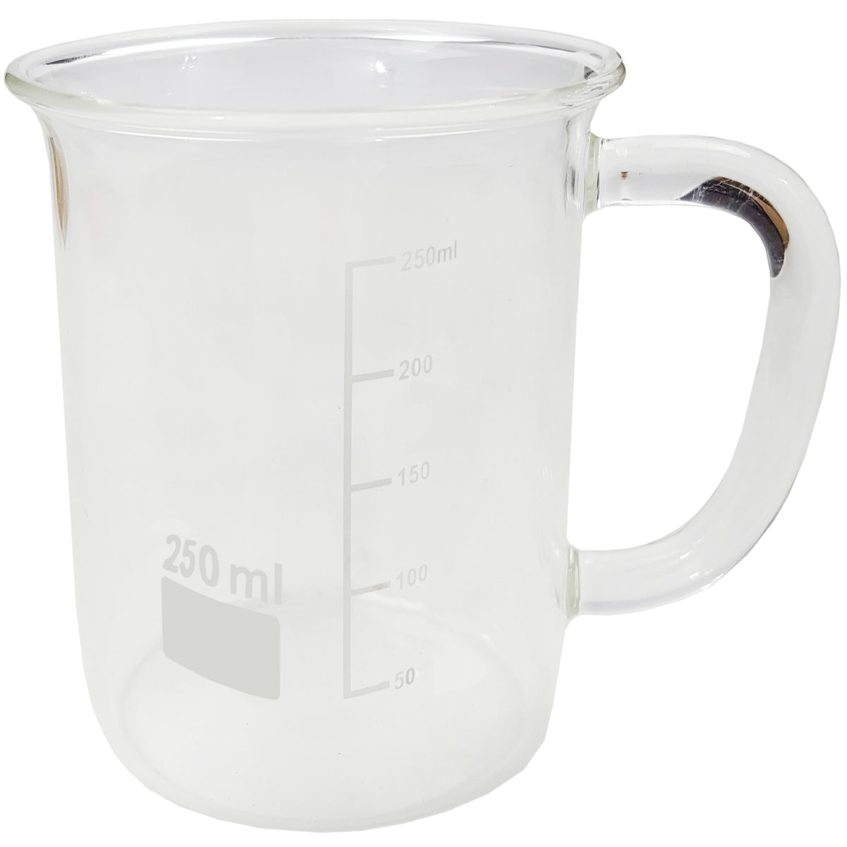 Beaker, Mug, Borosilicate Glass, 250ml, Case of 40