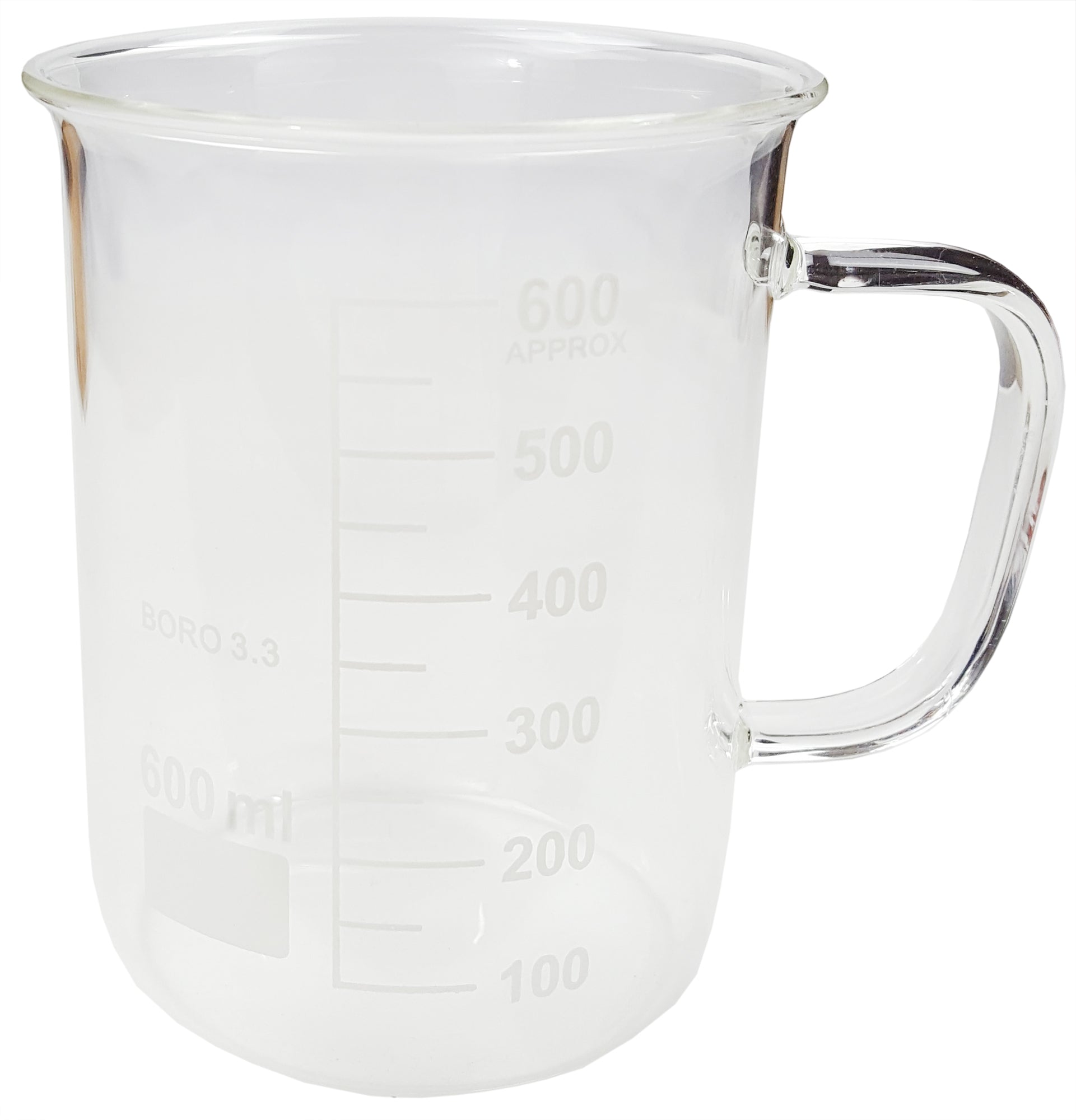 Beaker Mug 600ml, Graduated.