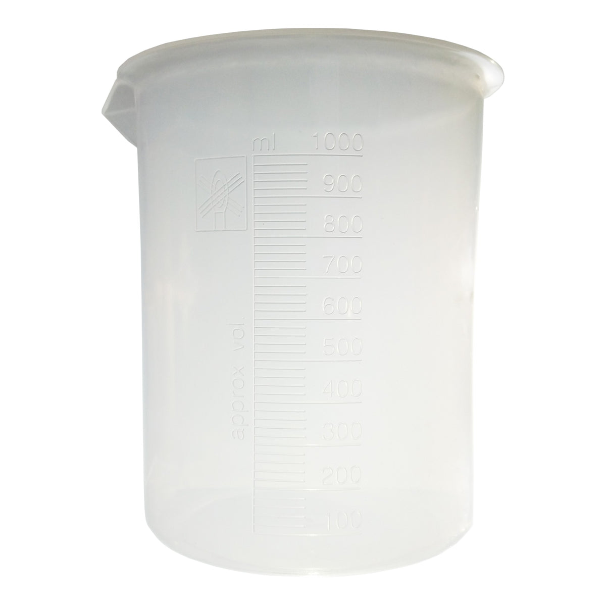 Beaker, Polypropylene, 1000ml, Pack of 3