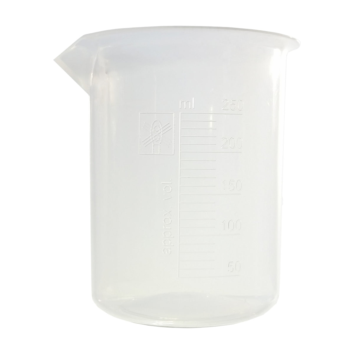 Beaker, Polypropylene, 250ml, Case of 72