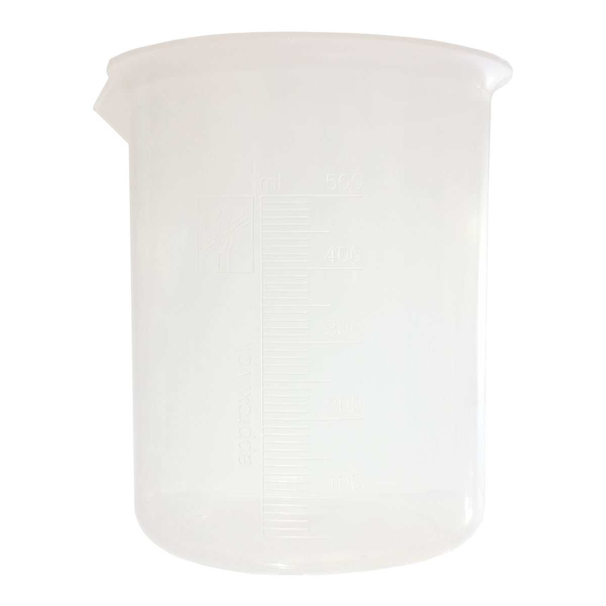 Beaker, Polypropylene, 500ml, Case of 48