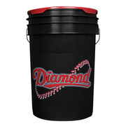 Buckets & Bucket Combos - 6 Gallon Black Bucket With Padded Lid - Pack Of 1