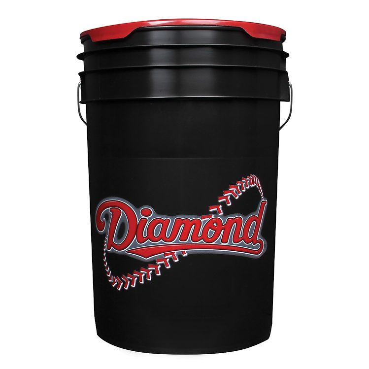 Buckets & Bucket Combos - 6 Gallon Black Bucket With Padded Lid - Pack Of 1