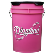 Buckets & Bucket Combos - 6 Gallon Pink Bucket With Padded Lid - Pack Of 1