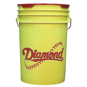 Buckets & Bucket Combos - 6 Gallon Yellow Bucket With Padded Lid - Pack Of 1