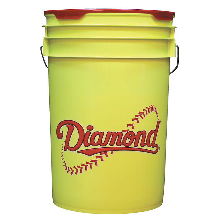 Buckets & Bucket Combos - 6 Gallon Yellow Bucket With Padded Lid - Pack Of 1