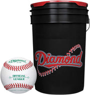 Buckets & Bucket Combos - Black Bucket W/ 30 D-Ob Baseballs - Pack Of 1