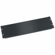 Middle Atlantic 3RU Blank Rack Panel - Anodized Aluminum &amp; Flanged