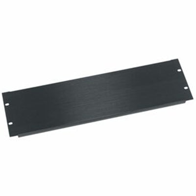 Middle Atlantic 3RU Blank Rack Panel - Anodized Aluminum &amp; Flanged