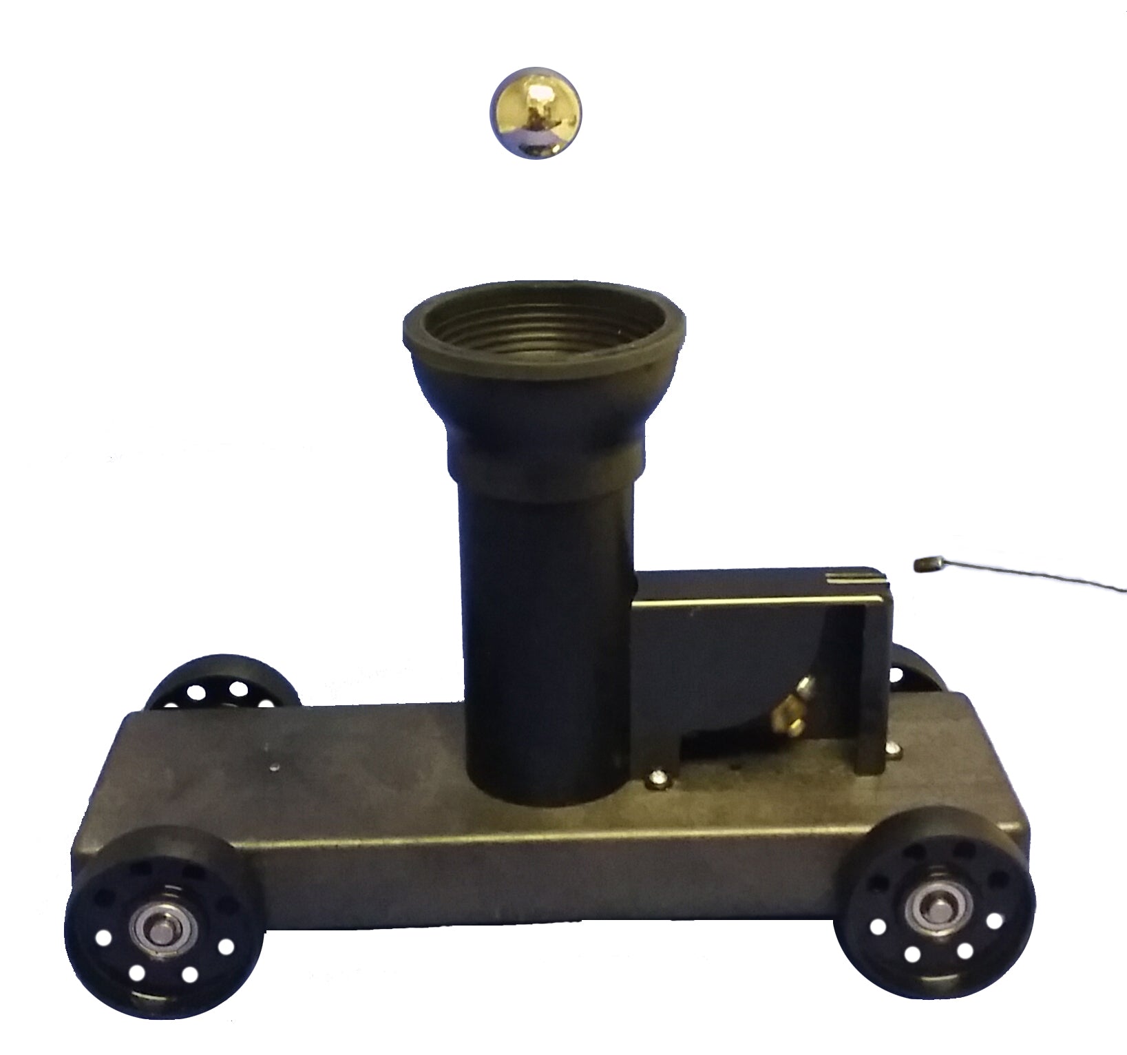 Car Ballistics with Magnetic Release