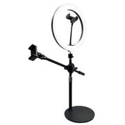 HamiltonBuhl® Content Creators Set - Ring Light with Dual Smartphone Holders