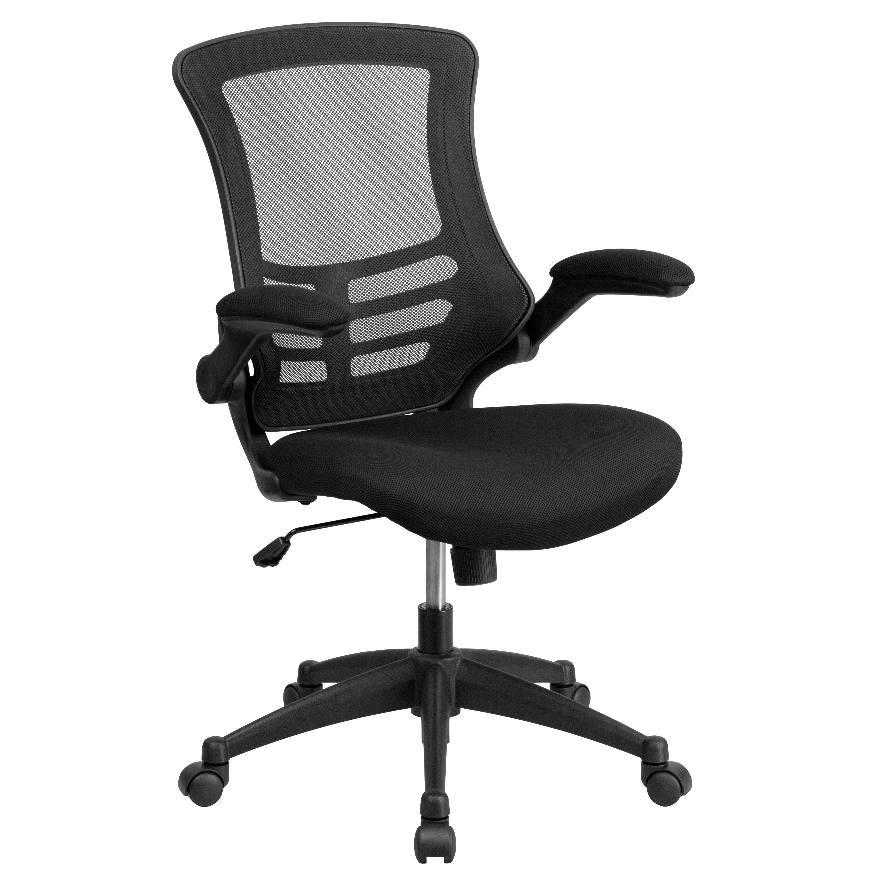 Stiles Work From Home Kit - Glass Desk with Keyboard Tray, Ergonomic Mesh Office Chair and Filing Cabinet with Lock & Side Handles