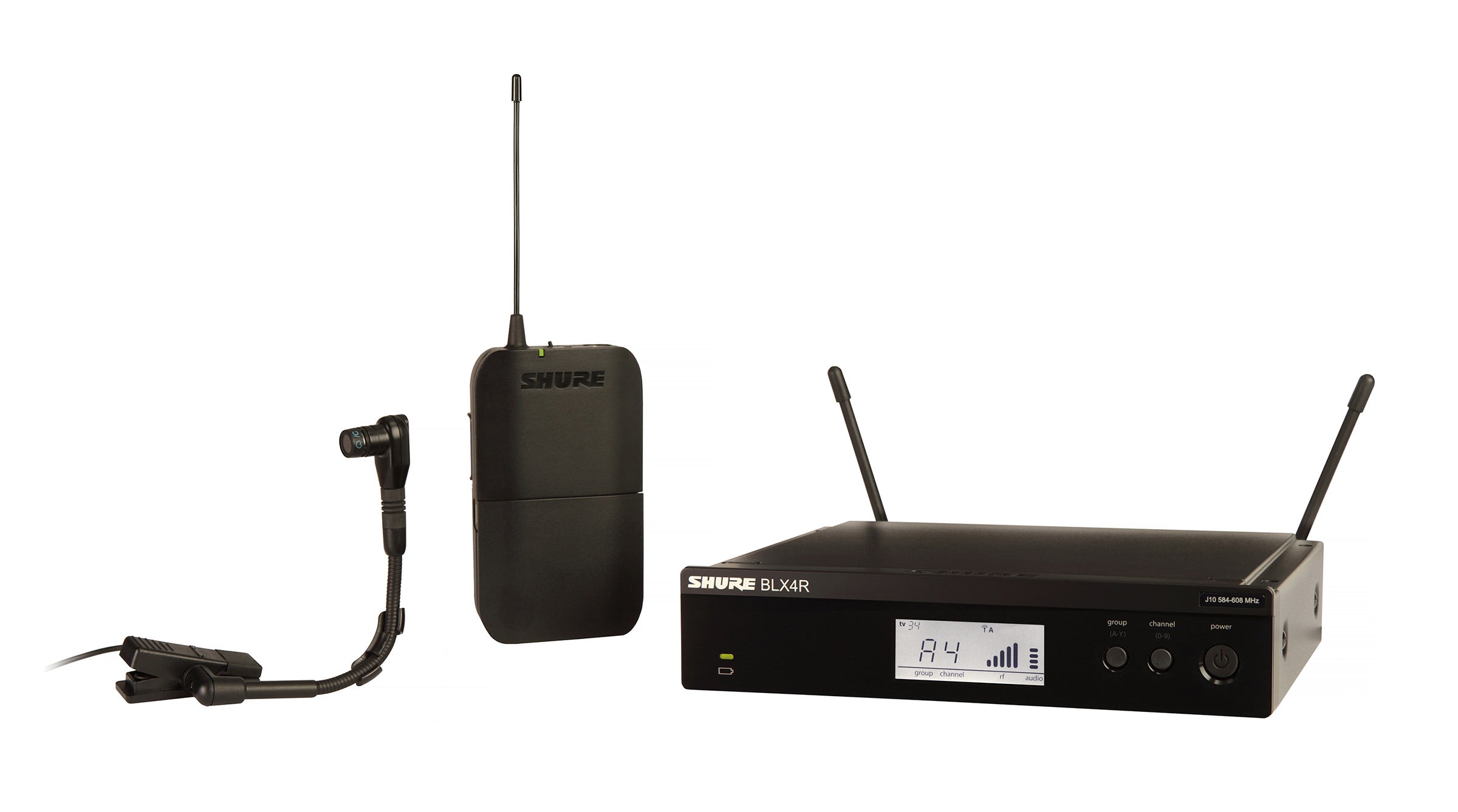 Shure BLX14/B98-J11 Wireless Instrument System with Beta 98H/C Gooseneck Mic. J11 Band