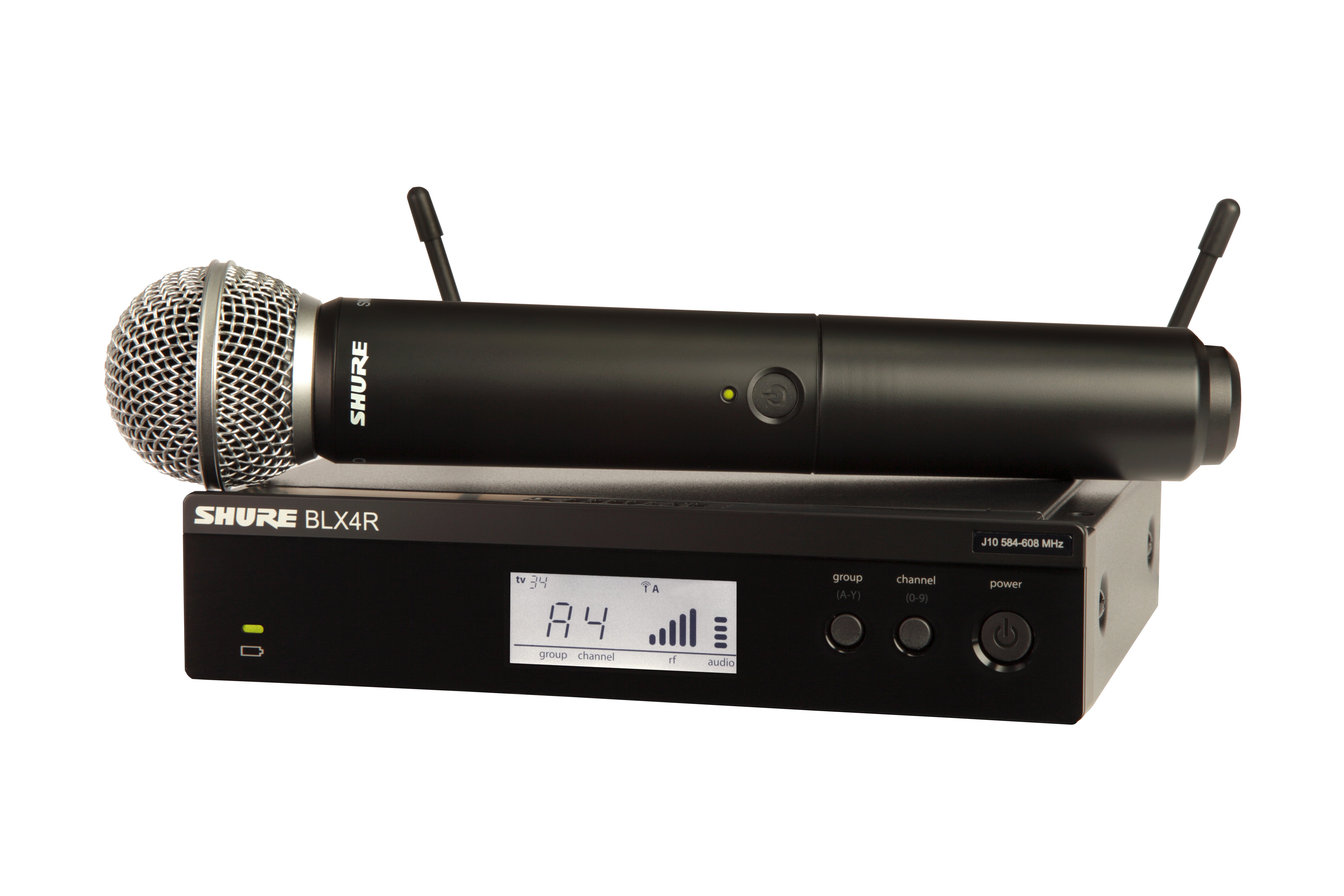 Shure BLX24R/SM58-J11 Wireless Rack-Mount Vocal System with SM58. J11 Band