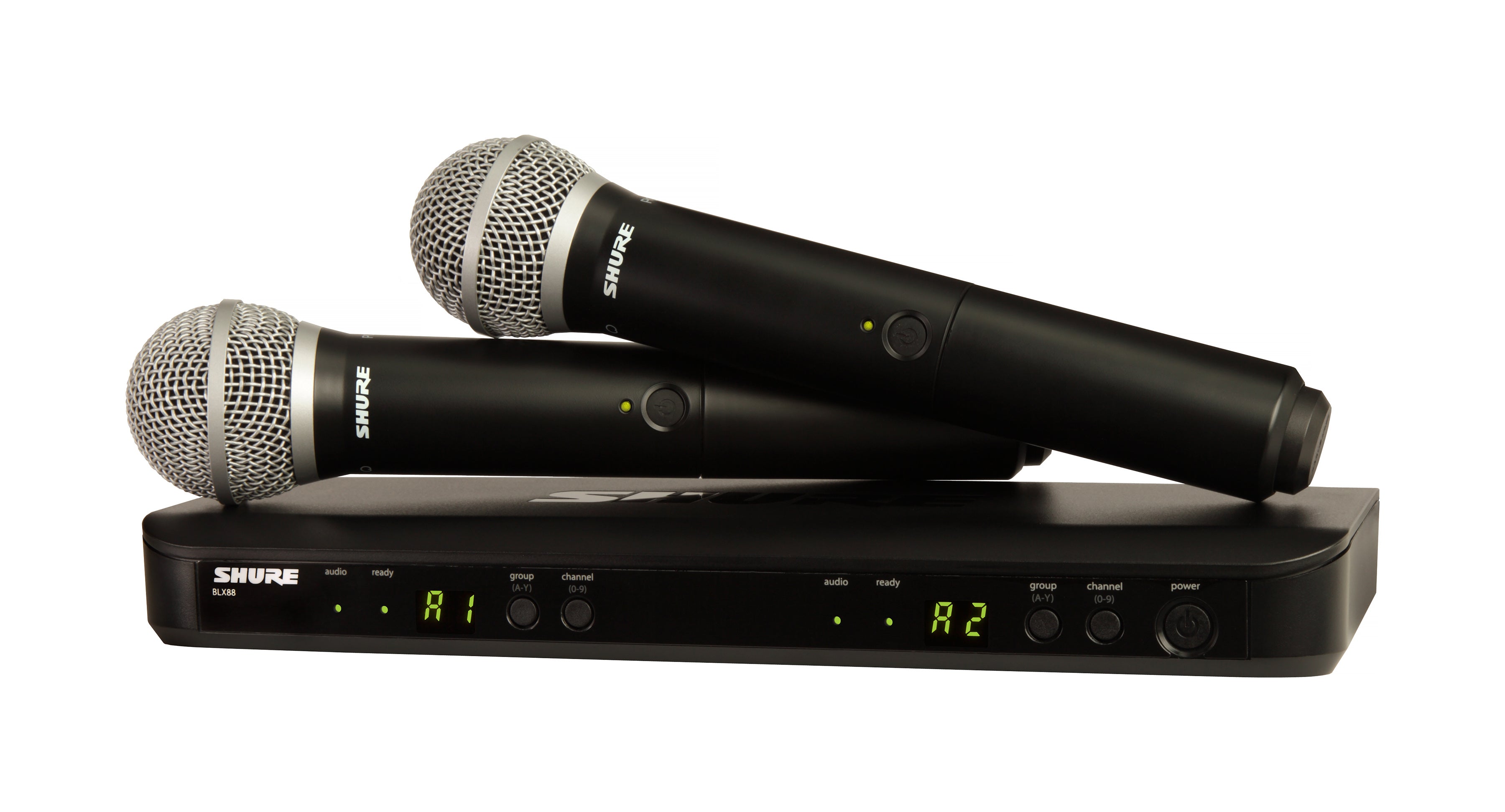 Shure BLX288/SM58-J11 Wireless Dual Vocal System with 2 PG58's. J11 Band