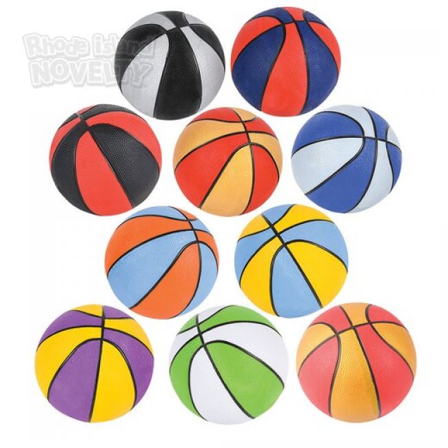 5" ASSORTED COLORS MICRO BASKETBALL