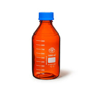 United Scientific® Media/Storage Bottles, Amber, 1000 mL, comes with 10