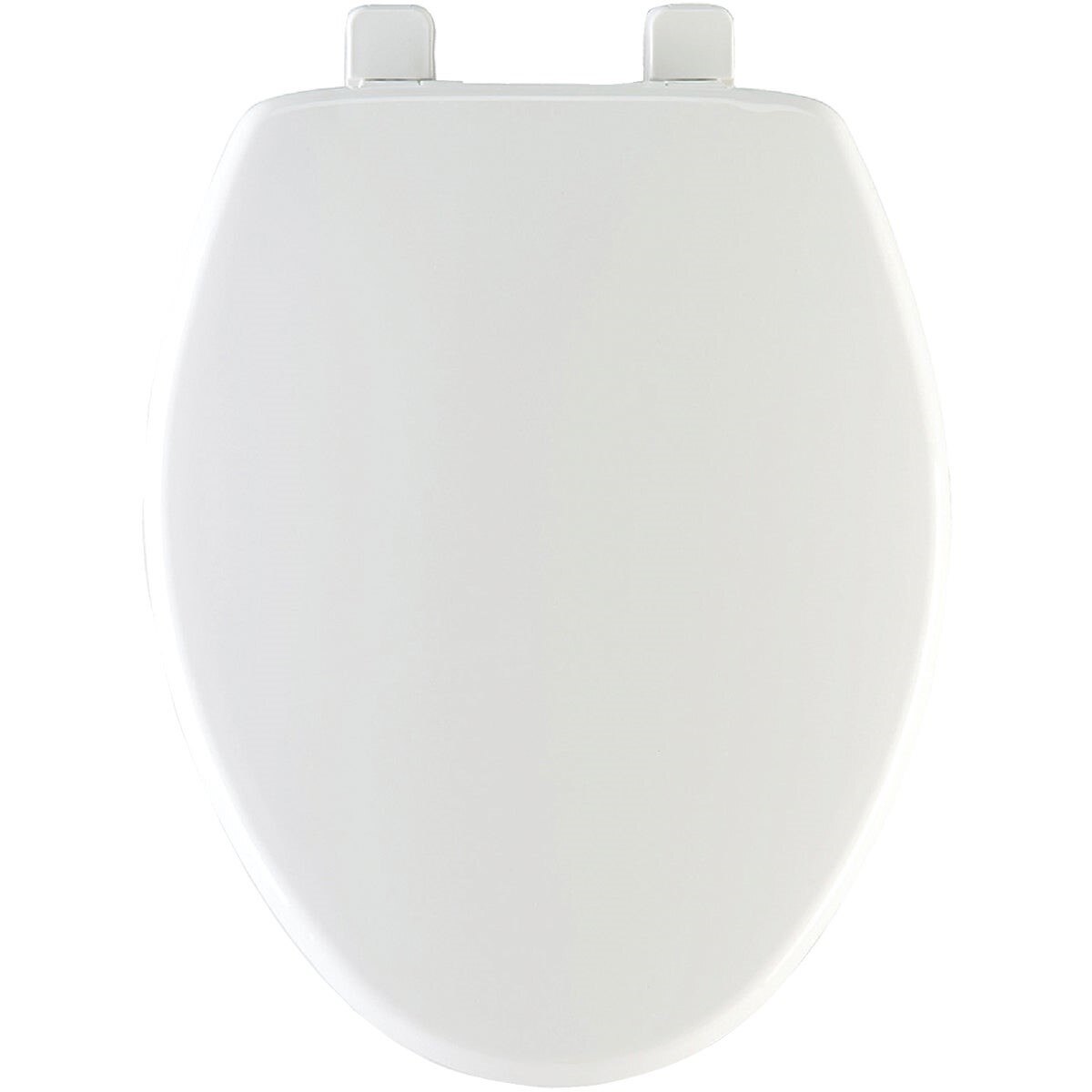 Mayfair Elongated Closed Front Slow Close White Plastic Toilet Seat