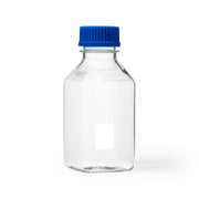 United Scientific® GL 45 Media / Storage Bottle, Square, PC With PP Cap, 500 mL, comes with 24