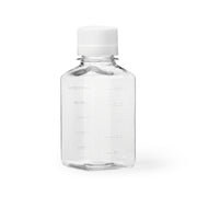 United Scientific® Media / Storage Bottle, Square, PET With PP Cap, 250 mL, comes with 12