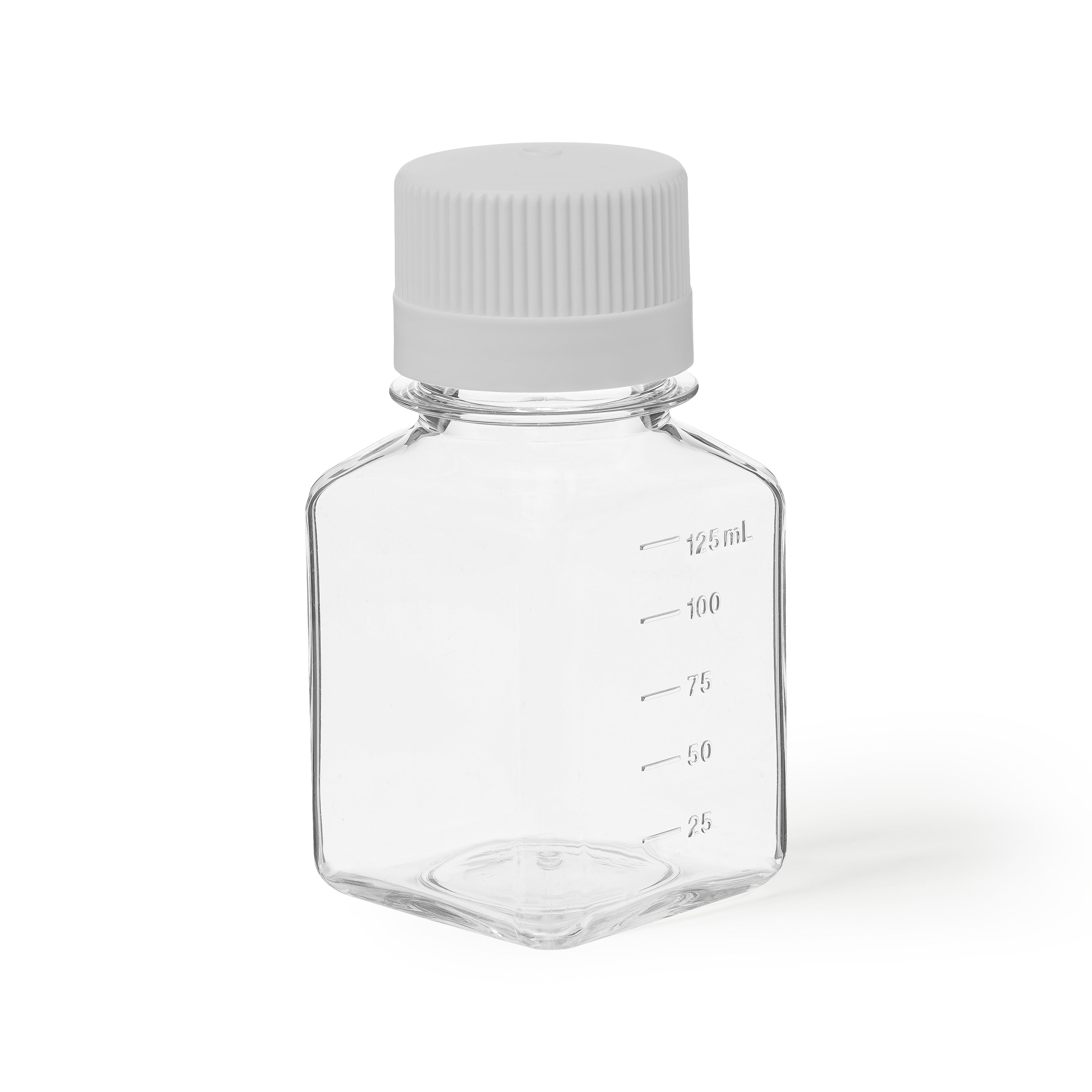 United Scientific® UniStore™ Sterile Media Bottles, PETG, 125 mL, Cs/48, comes with 48