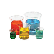 United Scientific® Plastic Beaker Set Of 5, PMP
